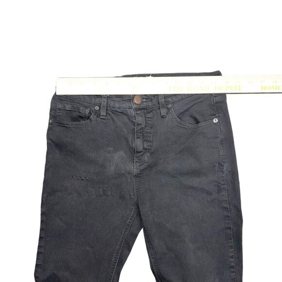 Free People Black Jeggings Pants Frayed Hem Black Women's 27 - Picture 7 of 9